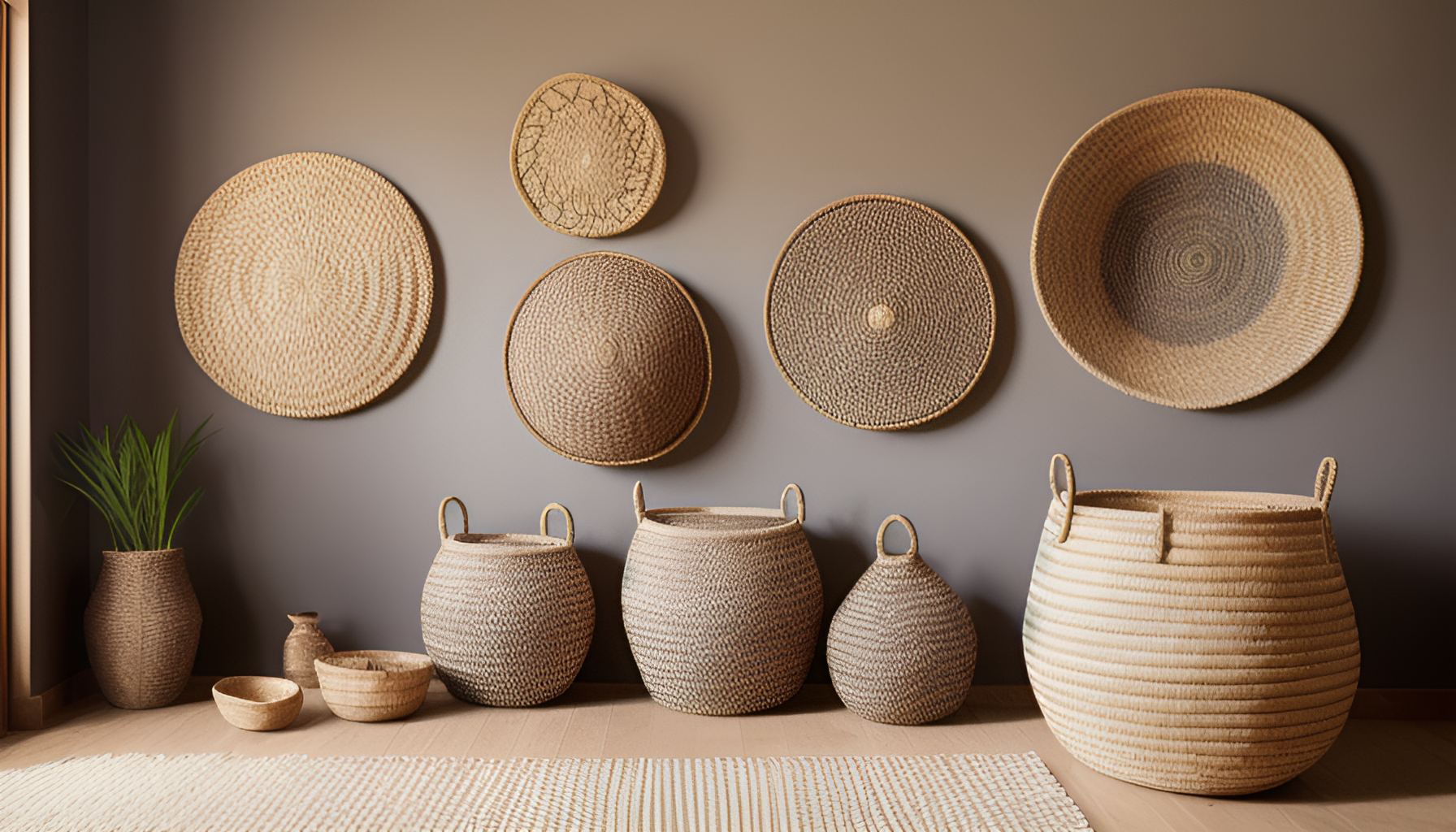 Tonga Baskets in Modern Interior Design