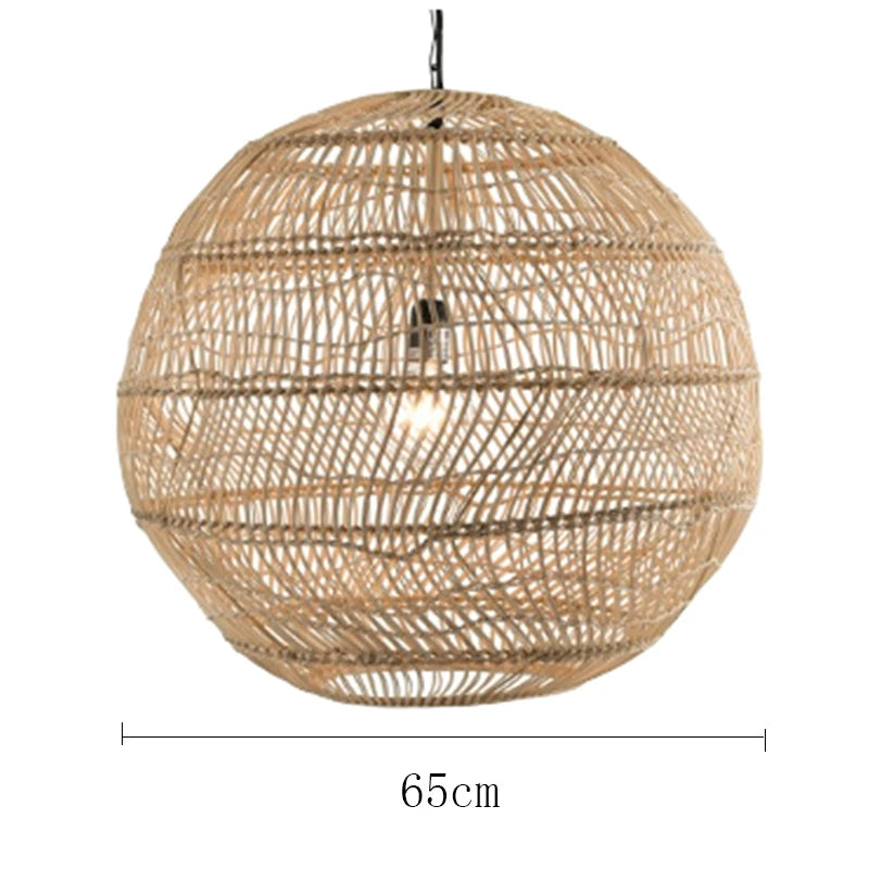 Woven Rattan Pendant Light - R13