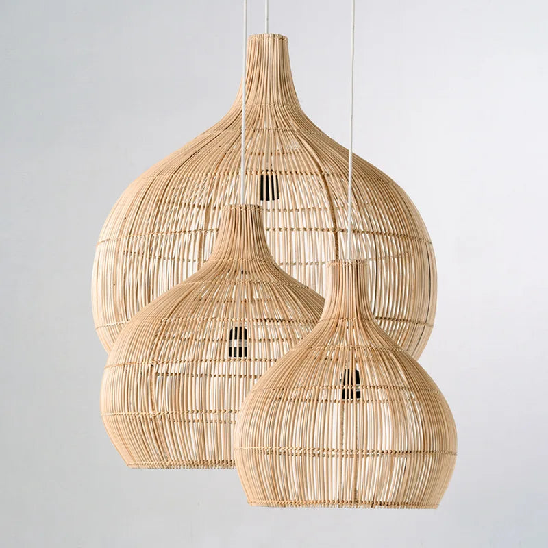 Woven Rattan Pendant Light - R14