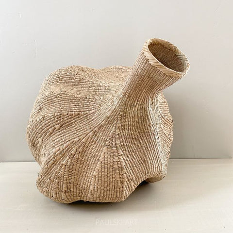 M-XL Garlic Gourd Basket | African Baskets | Storage Basket | Décor Basket | Flower Basket |Decorative Baskets | seagrass Basket | Wabi Sabi