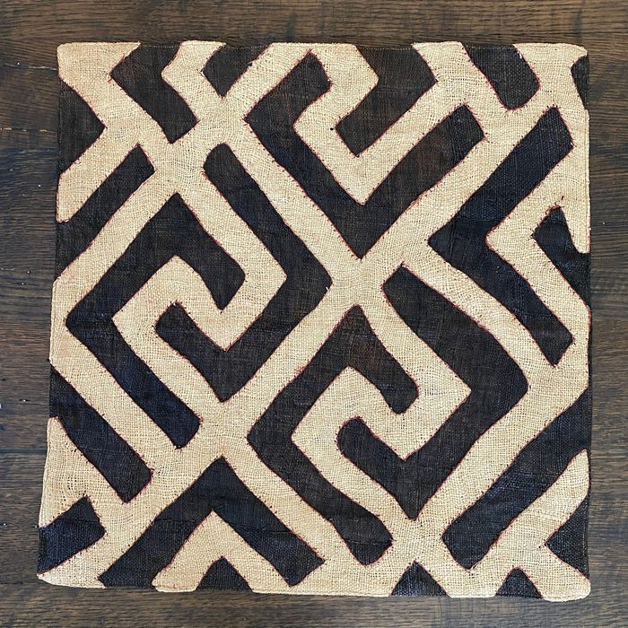 African Kuba Cloth Pillow Cover 09