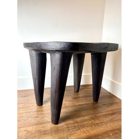 XXL 2FT Senufo Stool Table | African Senufo Stool | African End Table | African Wooden Table | African Bench | Side Stool | Vintage Bench