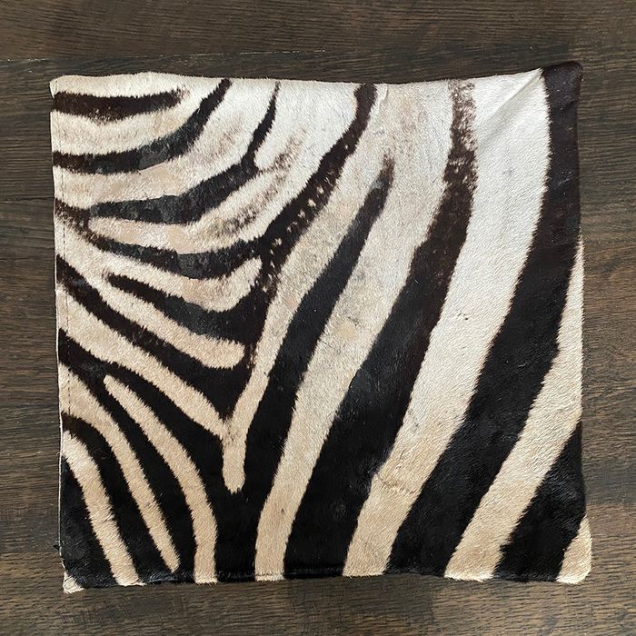 Zebra on sale hide pillow